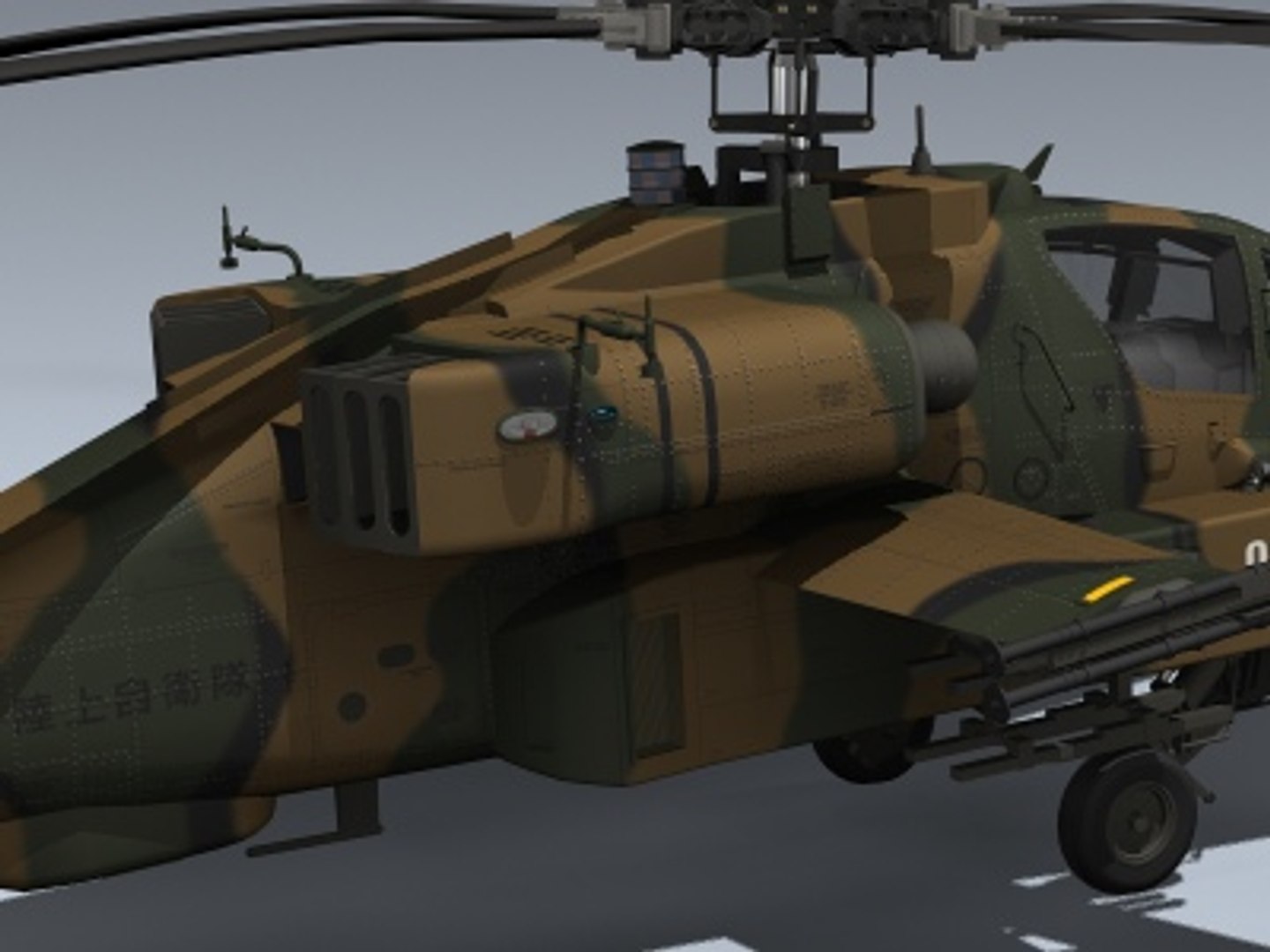 3d Ah-64d Longbow Japan