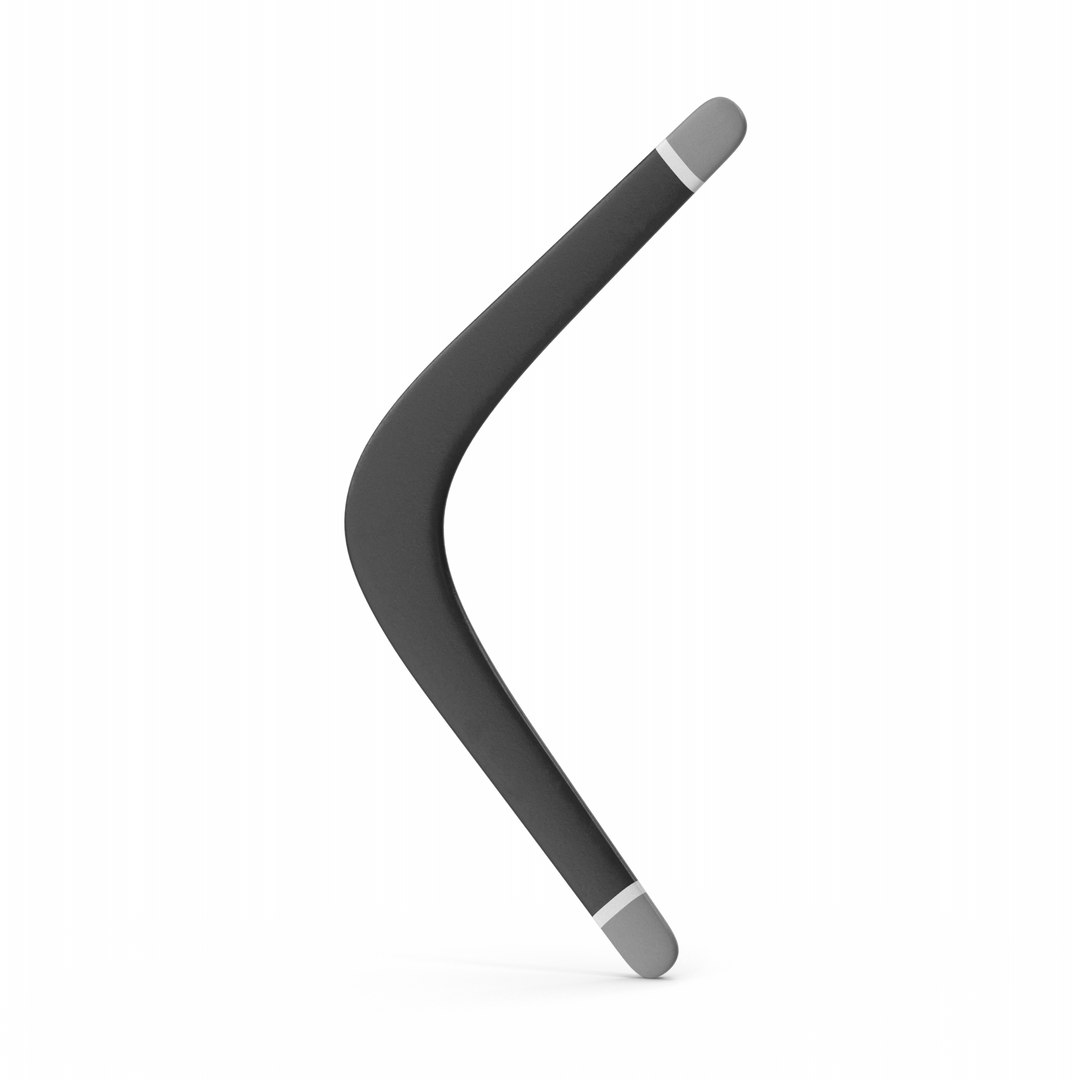 Boomerang 3D https://p.turbosquid.com/ts-thumb/Ix/31K0Mp/YN/boomerang.i02.2k/png/1722494005/1920x1080/fit_q87/ae5a06770ebcbe5bbc8b5e354852b57d83cc7c7e/boomerang.i02.2k.jpg
