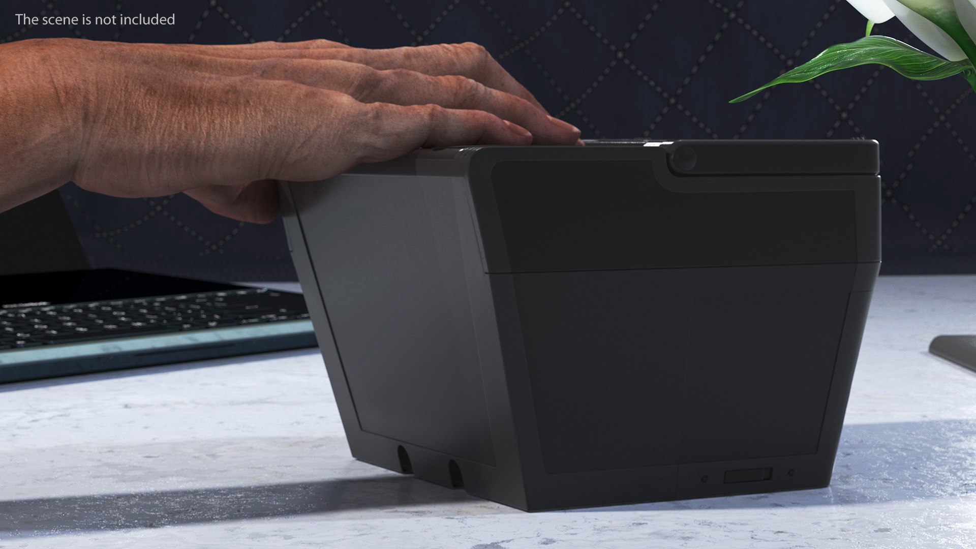 3D model Fingerprints Scanner with Rigged Hand Collection - TurboSquid ...