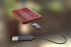 External HDD With USB Cable Rigged Bloody Version
