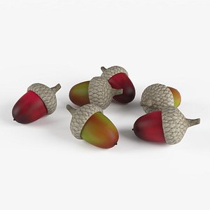 acorns decoration 3D model