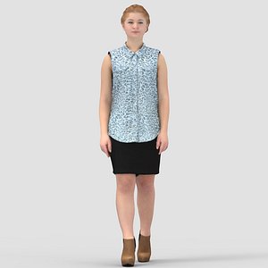 realistic human 3d model