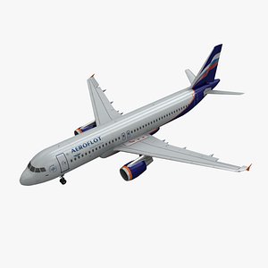 Airbus A320 Aeroflot Animated