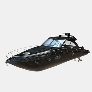 Motorboat Yacht 3D model
