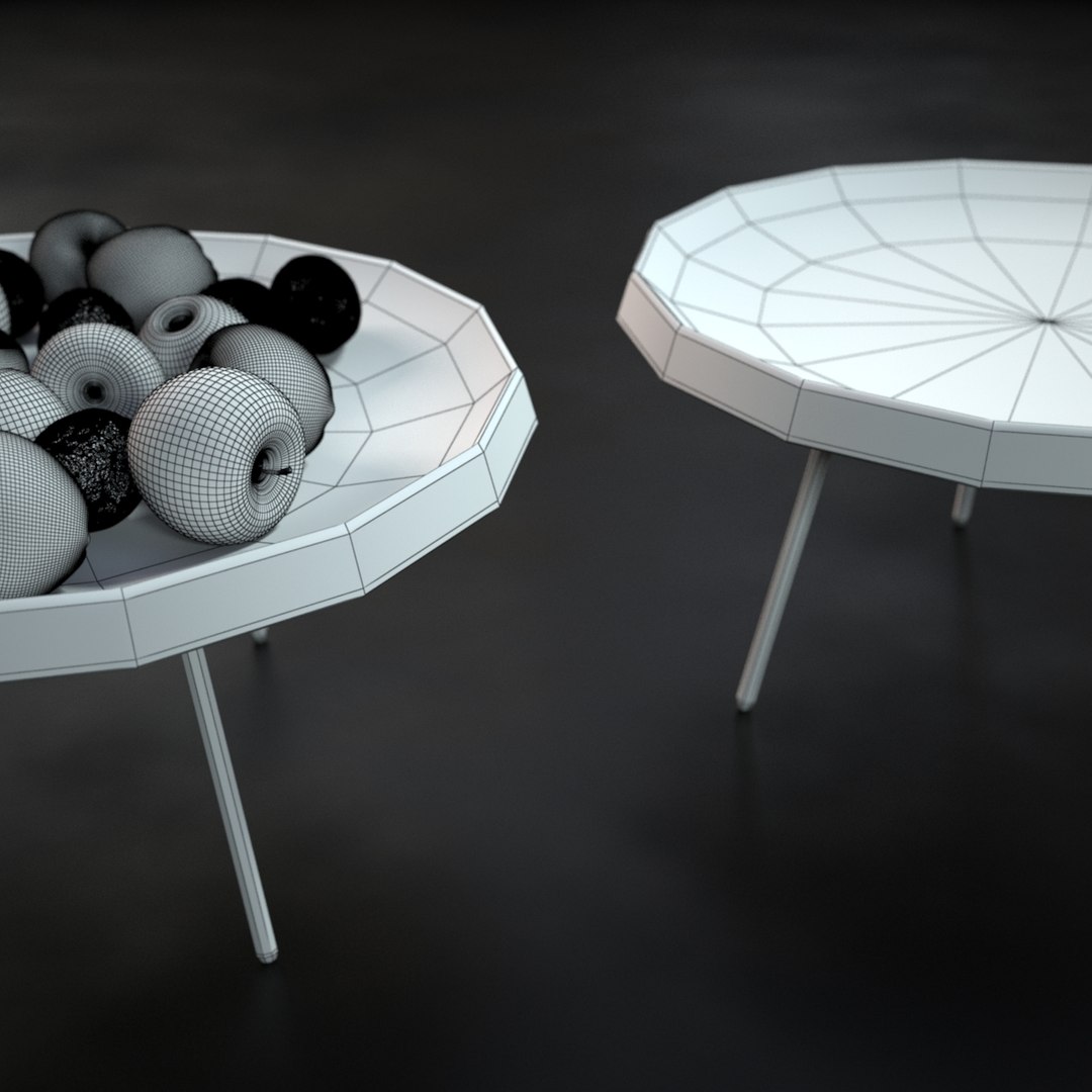 3d Hans Wegner Fruit Bowl Model