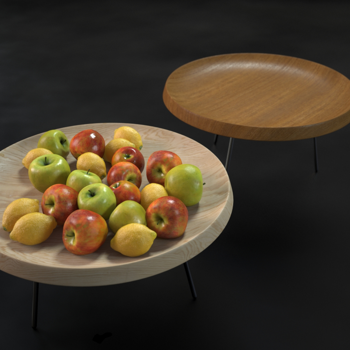 3d hans wegner fruit bowl model