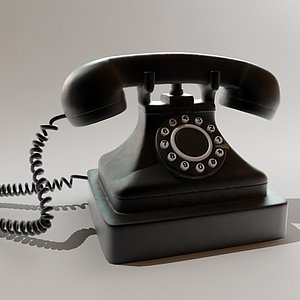 Rotary Phone 3D Models for Download | TurboSquid