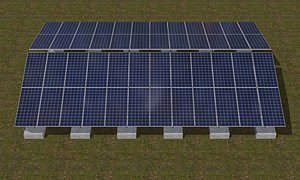 3D Solar panel