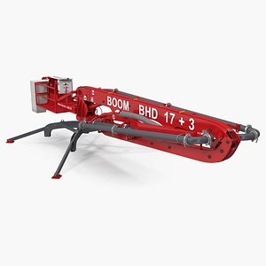 Makina BHD17 Concrete Boom Machine 3D Model