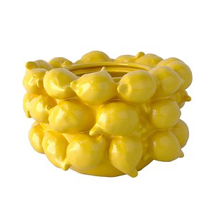 3D Ceramic Lemon Planter