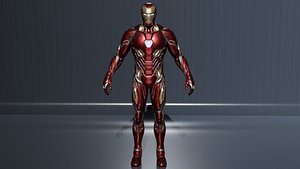 Ironman Avengers Infinity War low-poly 3D
