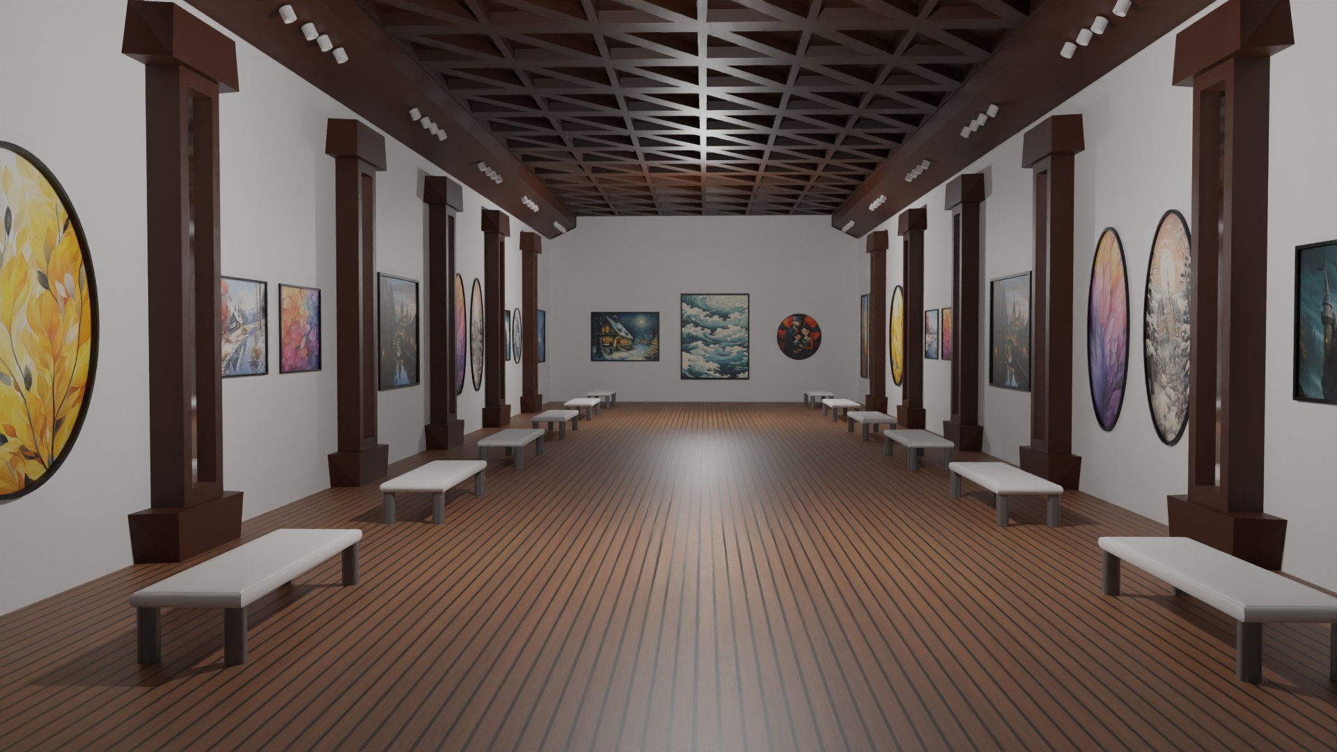 3D Art Gallery - TurboSquid 2157924