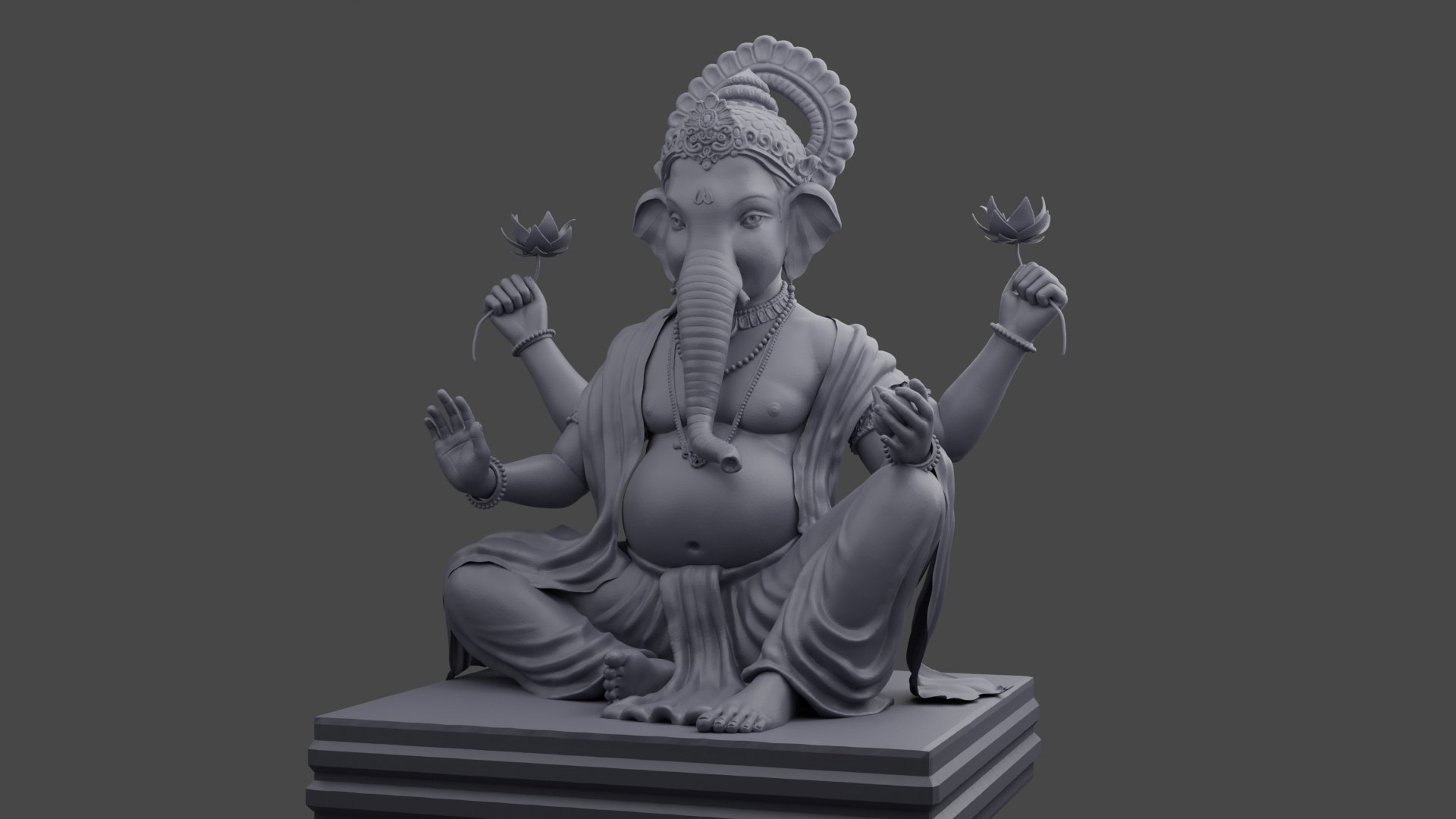 3D Model Ganesha - TurboSquid 1572127