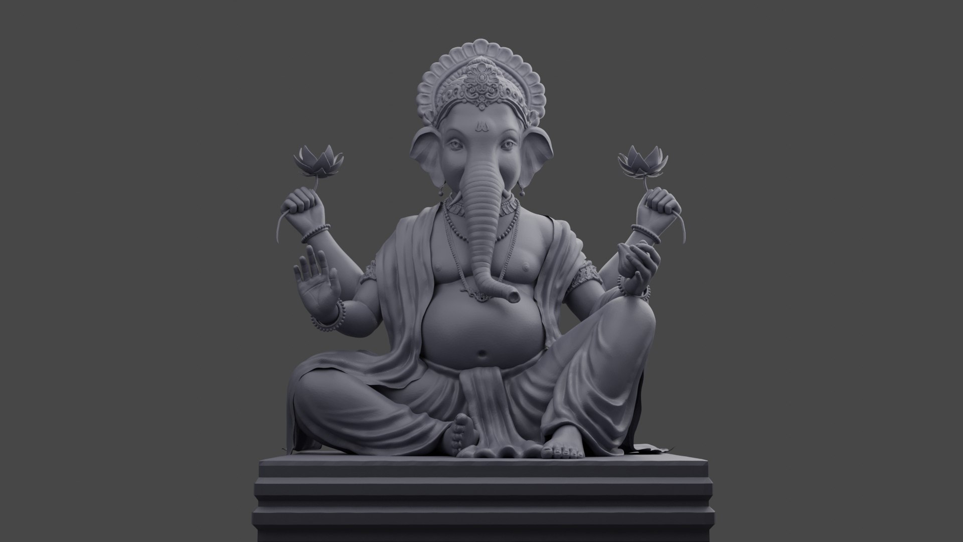 3D Model Ganesha - TurboSquid 1572127