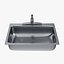 3d model kitchen sink