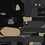 Cartoon Boat 03 - Black Pirate - Low Poly Ship