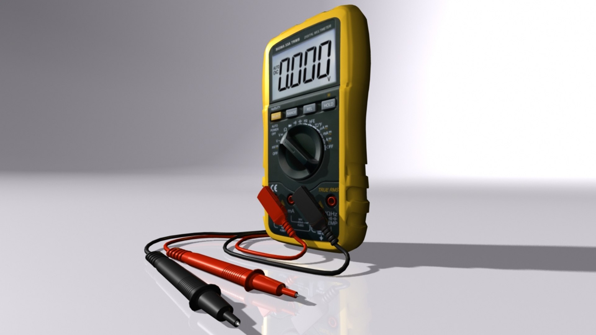 3D Multi Meter Model - TurboSquid 1389311