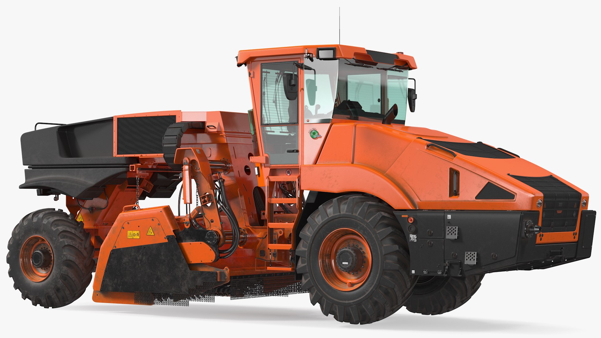 Road Construction Rigged Equipment Collection 3D model preview