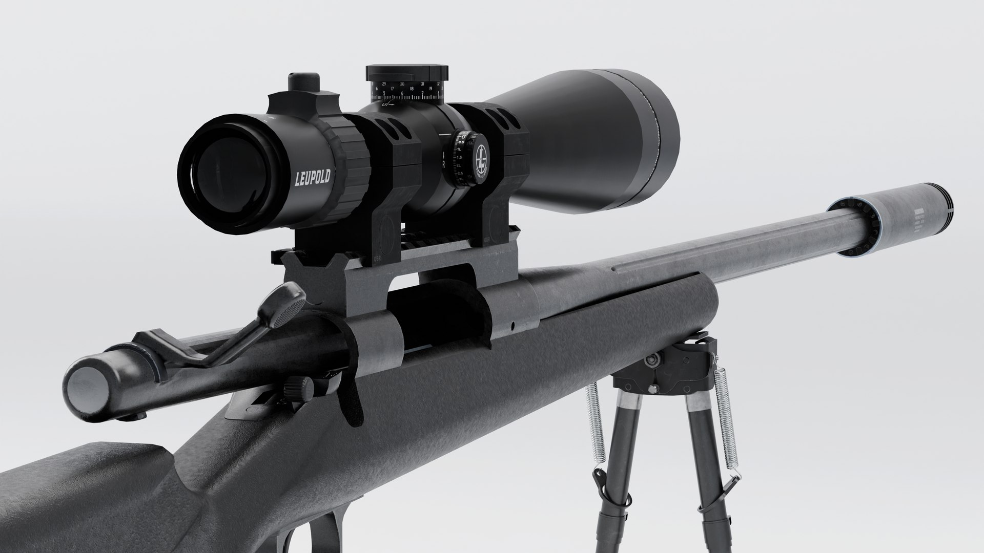 3D Sniper Rifle Remington 700 - TurboSquid 2280116