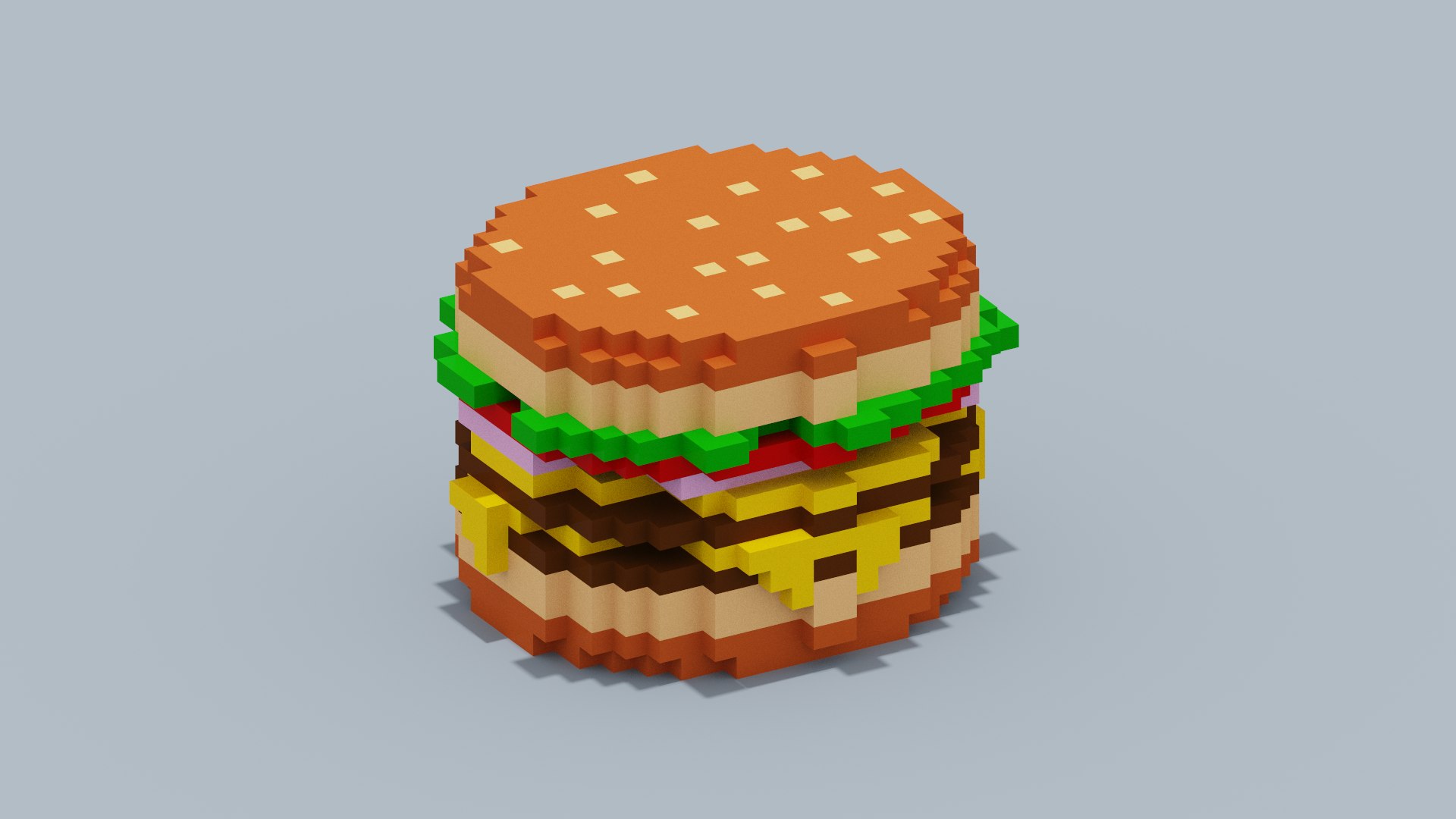 Voxel Burger 3D model https://p.turbosquid.com/ts-thumb/Iy/Atiz20/6h/spin202208202057130006/png/1661027929/1920x1080/fit_q87/e82dd146d4f01ef4e647f7893e94318ef0980139/spin202208202057130006.jpg