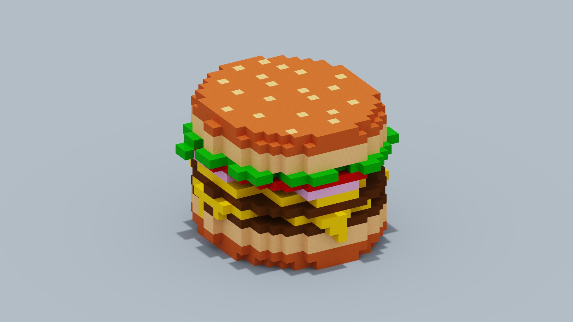 Voxel Burger 3D model https://p.turbosquid.com/ts-thumb/Iy/Atiz20/Lt/spin202208202057130003/png/1661027848/1920x1080/fit_q87/e95027d253b4c77cb52c22611db44a700b5a4668/spin202208202057130003.jpg