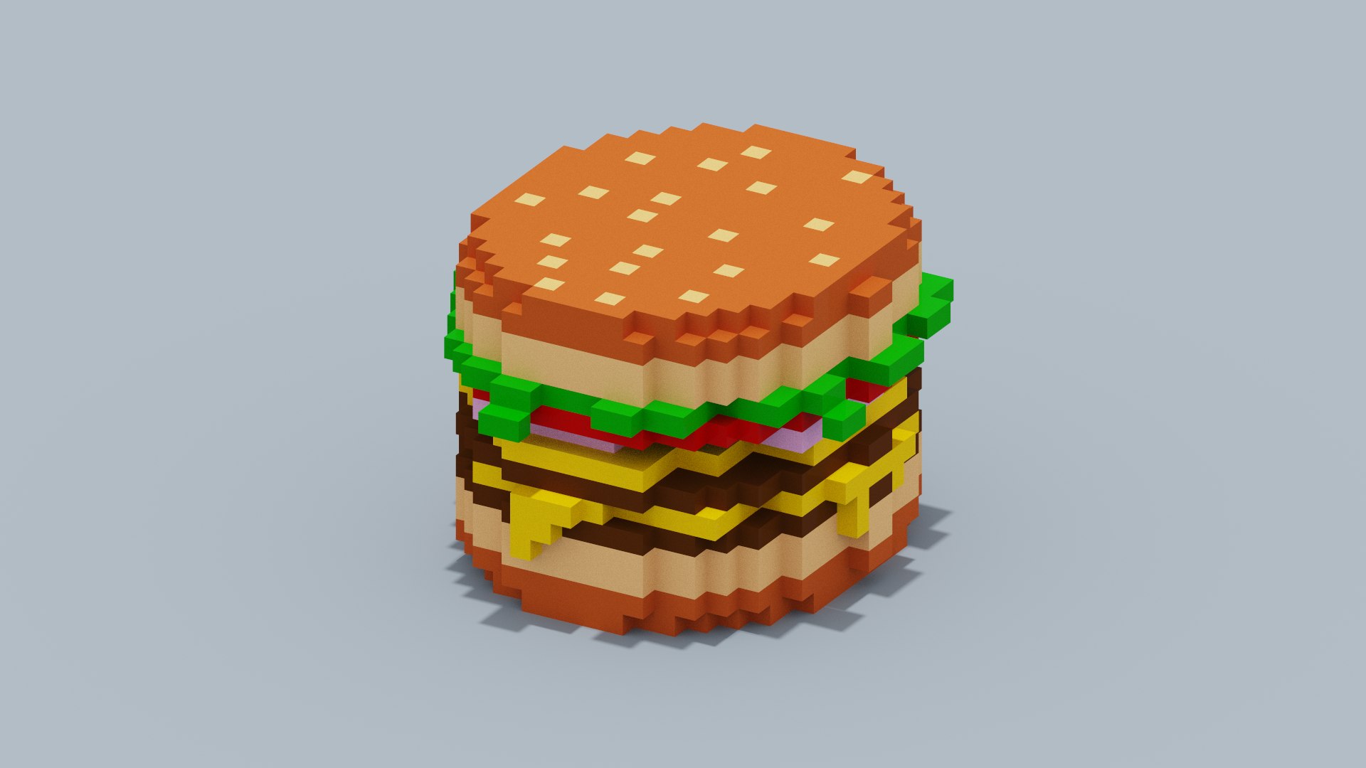 Voxel Burger 3D model https://p.turbosquid.com/ts-thumb/Iy/Atiz20/cj/spin202208202057130011/png/1661028062/1920x1080/fit_q87/c586b0e0c554c036aaea65dd14939645035151aa/spin202208202057130011.jpg