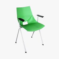 Sirio Stacking Chair With Handle