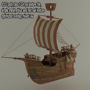 lowpoly ship3