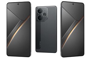 Realme Neo7 Meteorite Black Low Poly 3D model