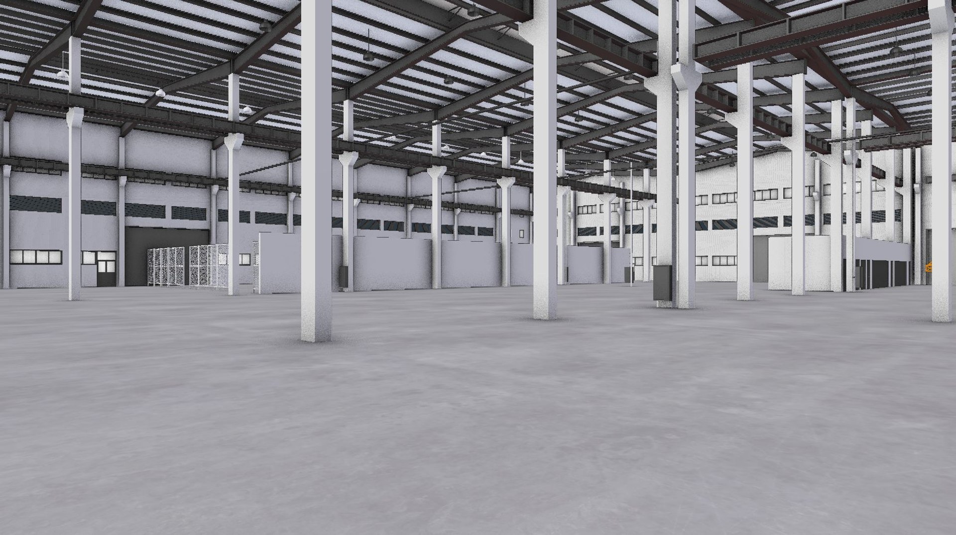 Hall texturing building model - TurboSquid 1242838