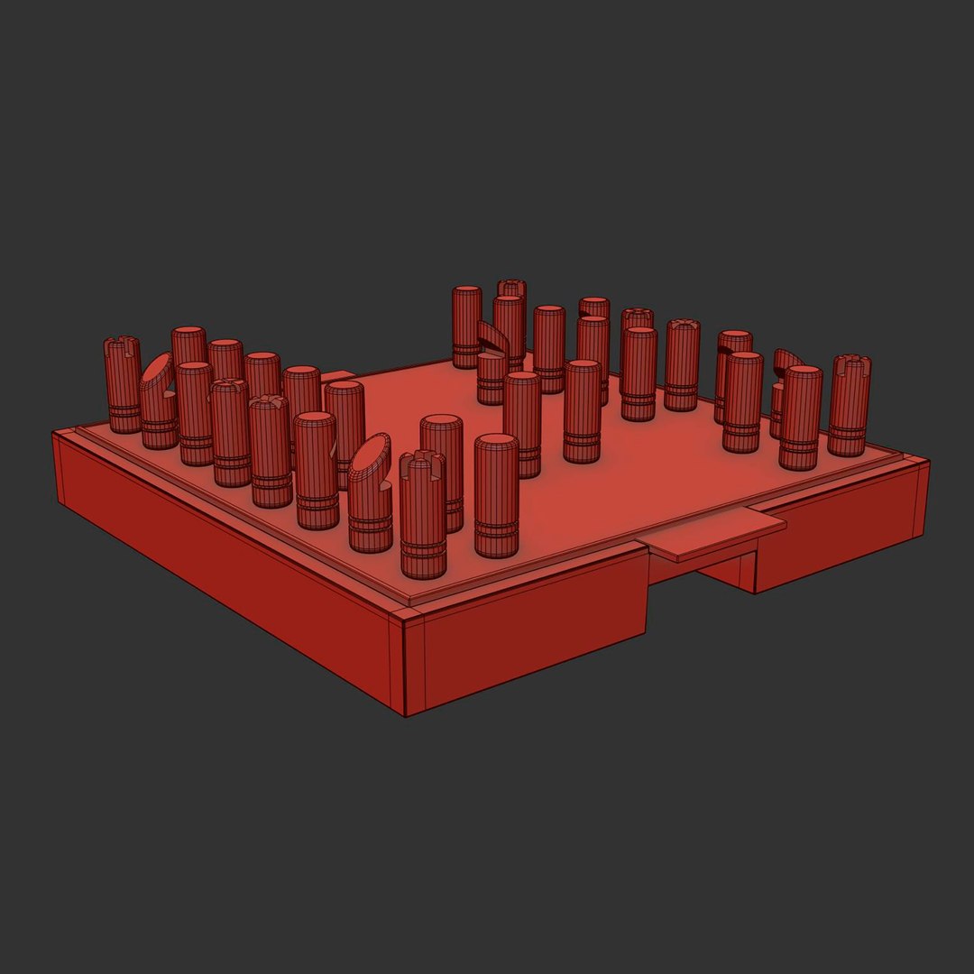 Fowler Chess Game Gift Set Ralph Lauren 3D Model - TurboSquid 2332277