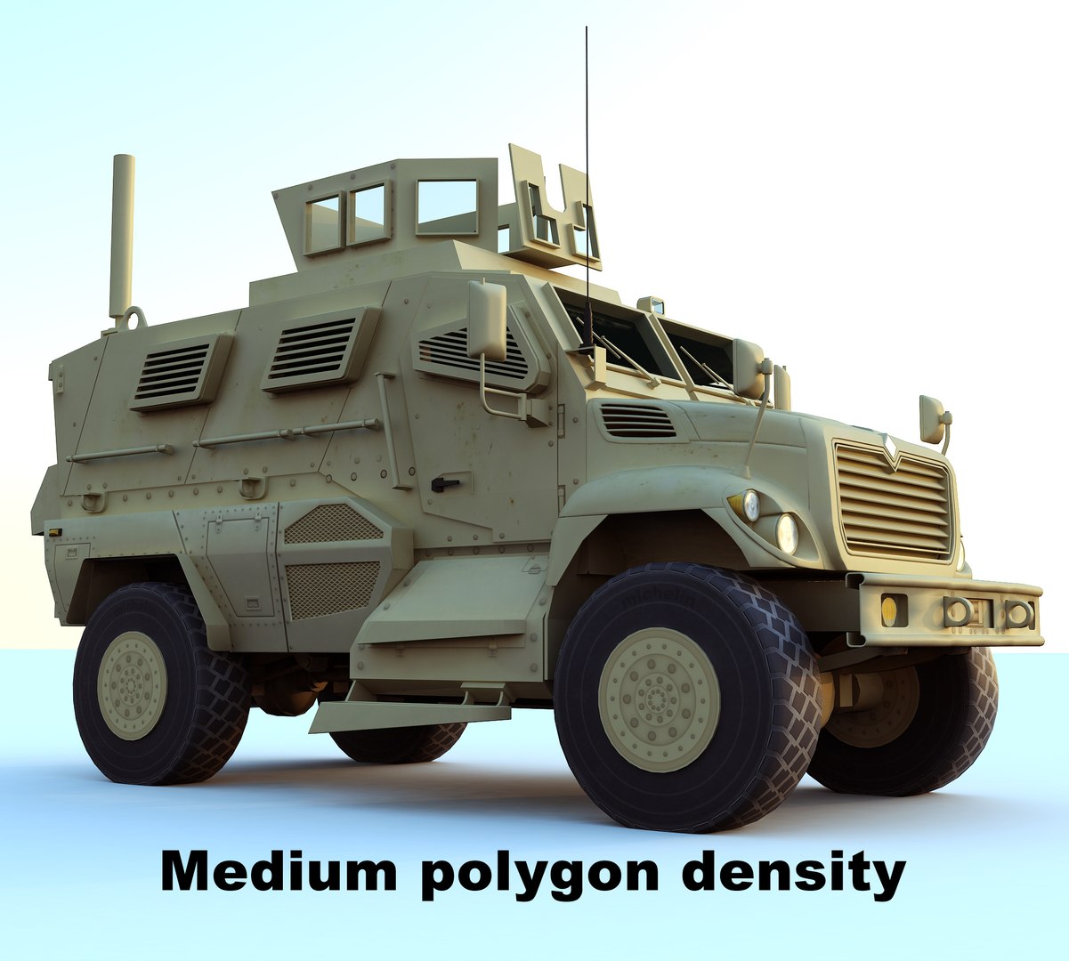 Maxxpro Mrap Vehicle 3d Model