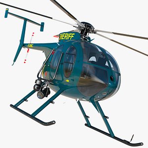 MD 500E Sheriff Helicopter
