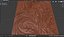 Modern Flowing Lily Floral mural Relief Wall Panel STL CNC 112