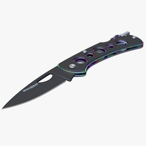 free max model photoreal knife boker black