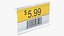 Plastic Label Holder with Barcode