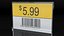 Plastic Label Holder with Barcode