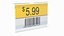 Plastic Label Holder with Barcode