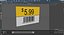 Plastic Label Holder with Barcode