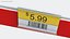 Plastic Label Holder with Barcode