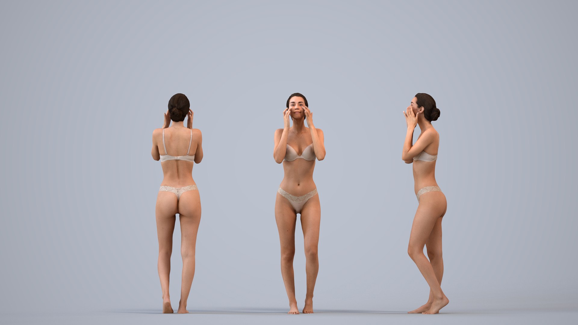 3D Basics0836 - A set containing 5 models of female adults standing in underwear in the bathroom model https://p.turbosquid.com/ts-thumb/Iy/eHK3tz/8b/00273_denise003_state2_frame_0001/jpg/1773336791/1920x1080/fit_q87/c4554bae26723a511261f18d3092e7334be32392/00273_denise003_state2_frame_0001.jpg