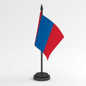 Table Flag Mongolia 3D model
