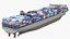 Container Ship Loaded
