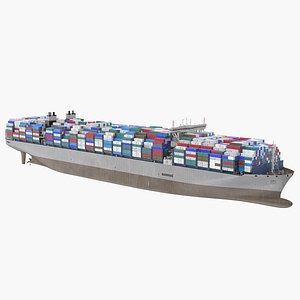 Container Ship Loaded