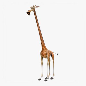 3D model Melman - Madagascar