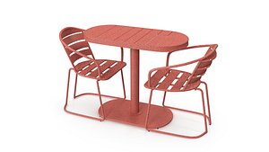 SANTA MONICA BISTRO SET 3D
