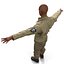 American WWII Infantry Soldier 4 Rigged