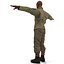 American WWII Infantry Soldier 4 Rigged