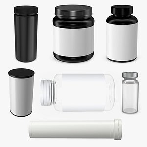 Empty Pill Bottles Collection 4