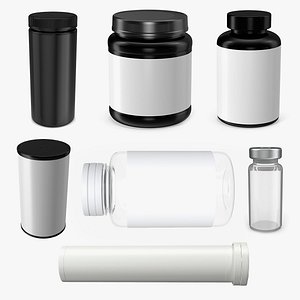 Empty Pill Bottles Collection 4